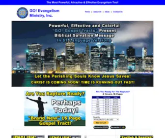 Gobibletracts.com(Evangelism Ministry) Screenshot