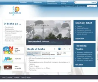 Gobierno.aw(Home PAP) Screenshot