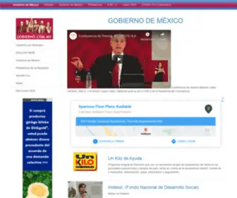 Gobierno.com.mx(Gobierno de Mexico) Screenshot