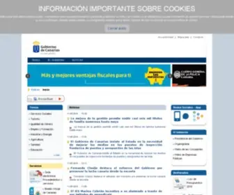 Gobiernodecanarias.com(Gobiernodecanarias) Screenshot