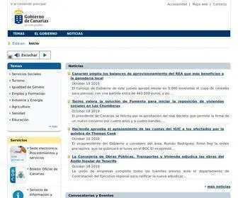 Gobiernodecanarias.org(Gobierno de Canarias) Screenshot