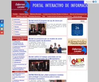 Gobiernoslocales.com.ar(Gobiernos Locales) Screenshot