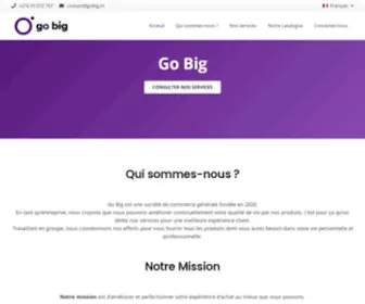 Gobig.tn(Produits de Qualité et des Offres Exceptionnelles) Screenshot