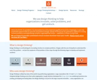 Gobigcreativelab.com(Design Thinking Programs & Workshops) Screenshot