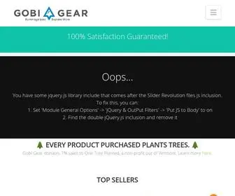 Gobigear.com(Gobi Gear) Screenshot