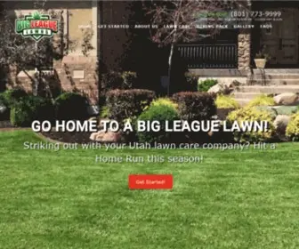 Gobigleague.com(Lawn Care & Fertilization in Utah) Screenshot