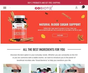 Gobiotix.com(Organic Probiotics) Screenshot