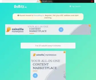 Gobits.io(Claim Bitcoin every 5 minutes) Screenshot