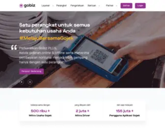 Gobiz.com(Gobiz adalah super app dari gojek untuk para pengusaha yang ingin mengembangkan usaha mereka) Screenshot