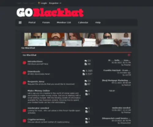 Goblackhat.com(Goblackhat) Screenshot