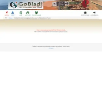 Gobladi.com(GoBladi spécialiste du Maroc) Screenshot