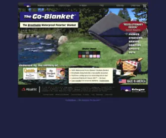 Goblanket.com(Go-Blanket™ waterproof picnic blankets, stadium blankets, and baby blankets) Screenshot