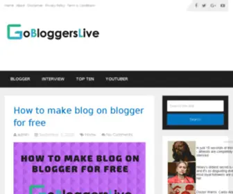 Gobloggerslive.com(Gobloggerslive) Screenshot