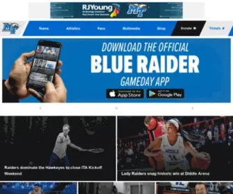 Goblueraiders.com(Middle Tennessee State University Athletics) Screenshot
