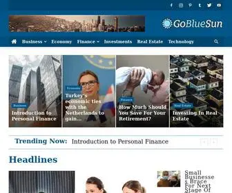Gobluesun.com(Go Blue Sun) Screenshot