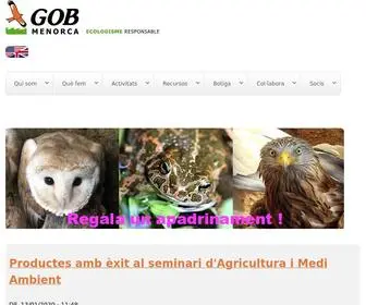 Gobmenorca.com(GOB Menorca) Screenshot