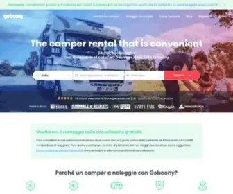 Goboony.it(Noleggia un camper da un proprietario locale) Screenshot