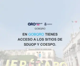 GobQro.gob.mx(Querétaro) Screenshot