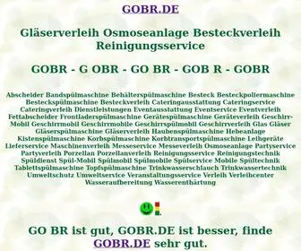 Gobr.de(Gläserverleih) Screenshot