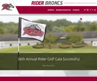 Gobroncs.com(Rider University Athletics) Screenshot