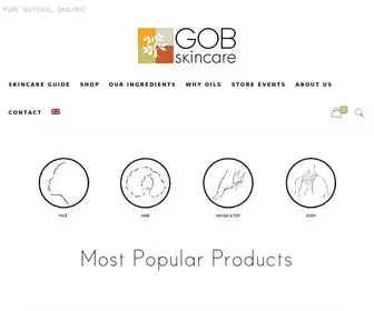 Gobskincare.dk(Blend Your Own to Match your Skin Perfectly) Screenshot