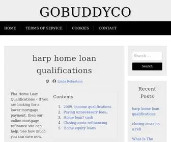 Gobuddyco.com(Loan harp qualifications home) Screenshot