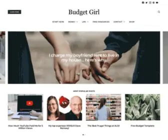 Gobudgetgirl.com(Budget Girl) Screenshot