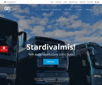 Gobus.ee(Avaleht) Screenshot