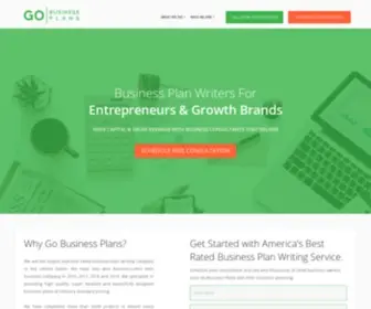 Gobusinessplans.com(Best Business Plan Writers & Consultants) Screenshot