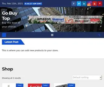 Gobuytop.com(Go Buy Top) Screenshot