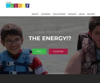 Gocampenergy.org(Can You Feel The ENERGY) Screenshot