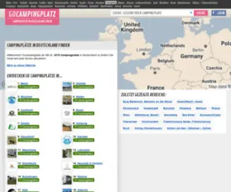 Gocampingplatz.de(Campingplätze) Screenshot