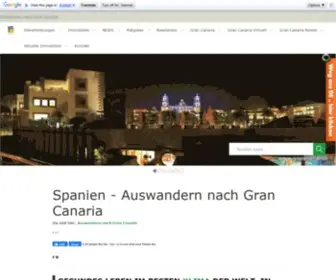 Gocanaria.de(Auswandern nach Gran Canaria) Screenshot