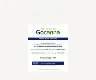 Gocanna.ca(Cannabis Tourism) Screenshot