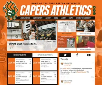 Gocapersgo.ca(Cape Breton Athletics) Screenshot