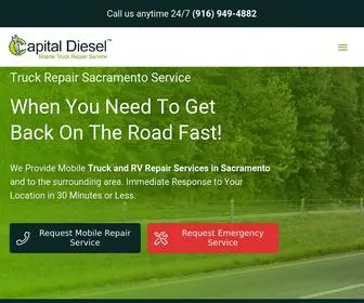 Gocapitaldiesel.com(Capital Diesel Truck Repair Sacramento) Screenshot