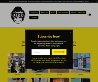 Gocard.com(Guerrilla Marketing Company) Screenshot