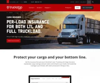Gocargoshield.com(Cargo Insurance for LTL and Full Truckload) Screenshot