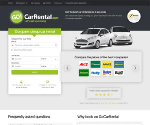 Gocarrental.com(Car Rental) Screenshot