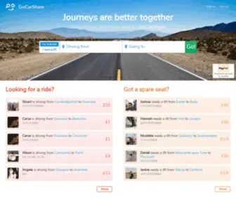 Gocarshare.com(Car Sharing Made Fun) Screenshot