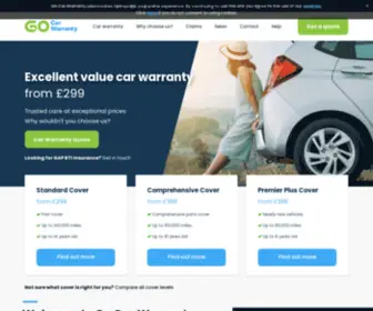 Gocarwarranty.co.uk(Car Warranty) Screenshot