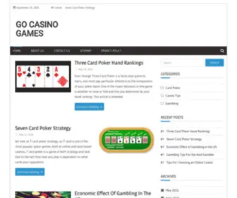 Gocasinogames.com Screenshot