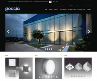 Goccia.it(Goccia Illuminazione per interni ed esterni) Screenshot