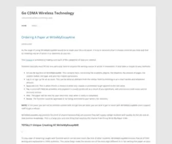 GoCDma.com(Go CDMA Wireless Technology) Screenshot