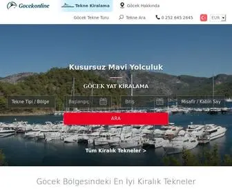 Gocekonline.com(Göcek) Screenshot