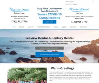 Gocenturydental.com(Century Dental & Seaview Dental) Screenshot