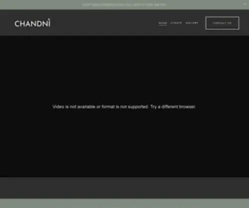 Gochandni.com(Chandni Restaurant) Screenshot