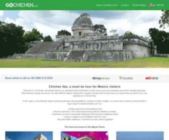 Gochichen.com(Chichen Itza Tours and Excurions) Screenshot
