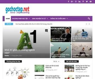 Gochoctap.net(Chuyên trang thông tin về) Screenshot