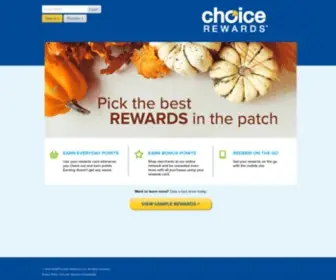 Gochoicerewards.com(Gochoicerewards) Screenshot